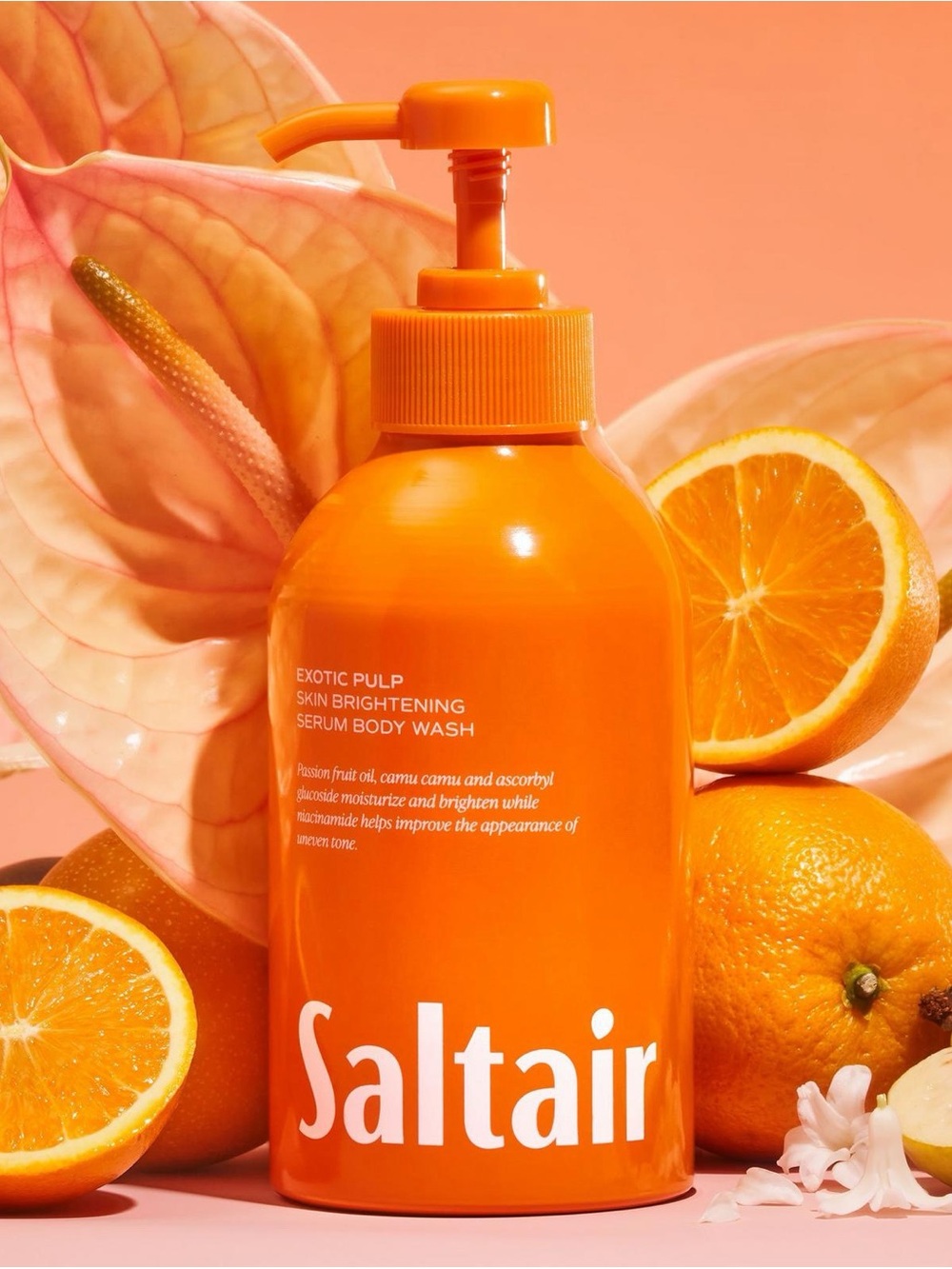 Saltair Exotic Pulp Skin Brightening Serum Body Wash, 17 oz - New
